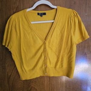 Crop cardigan shrug XL XXL
